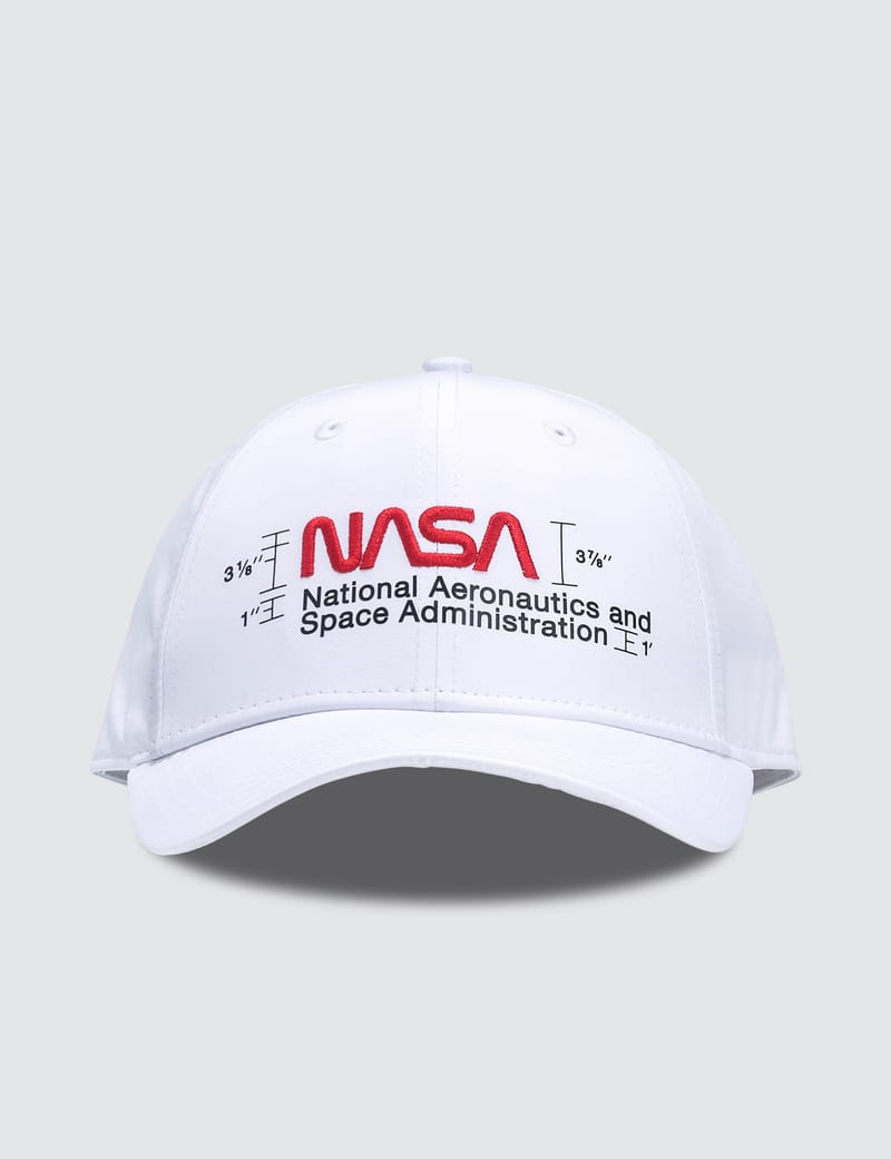 【新品 未使用】heron preston WHITE NASA CAP