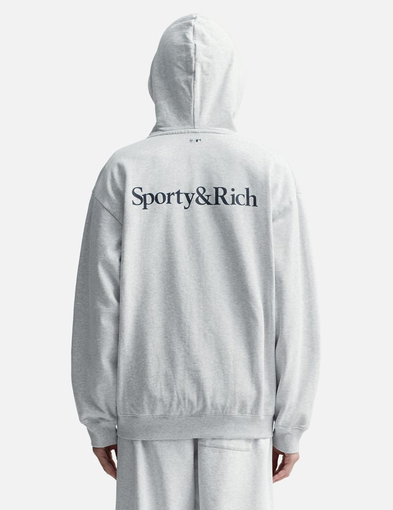 Sporty & Rich - Yankees Serif Zip Hoodie | HBX - Globally Sporty & Rich - Yankees Serif Zip Hoodie | HBX - Globally