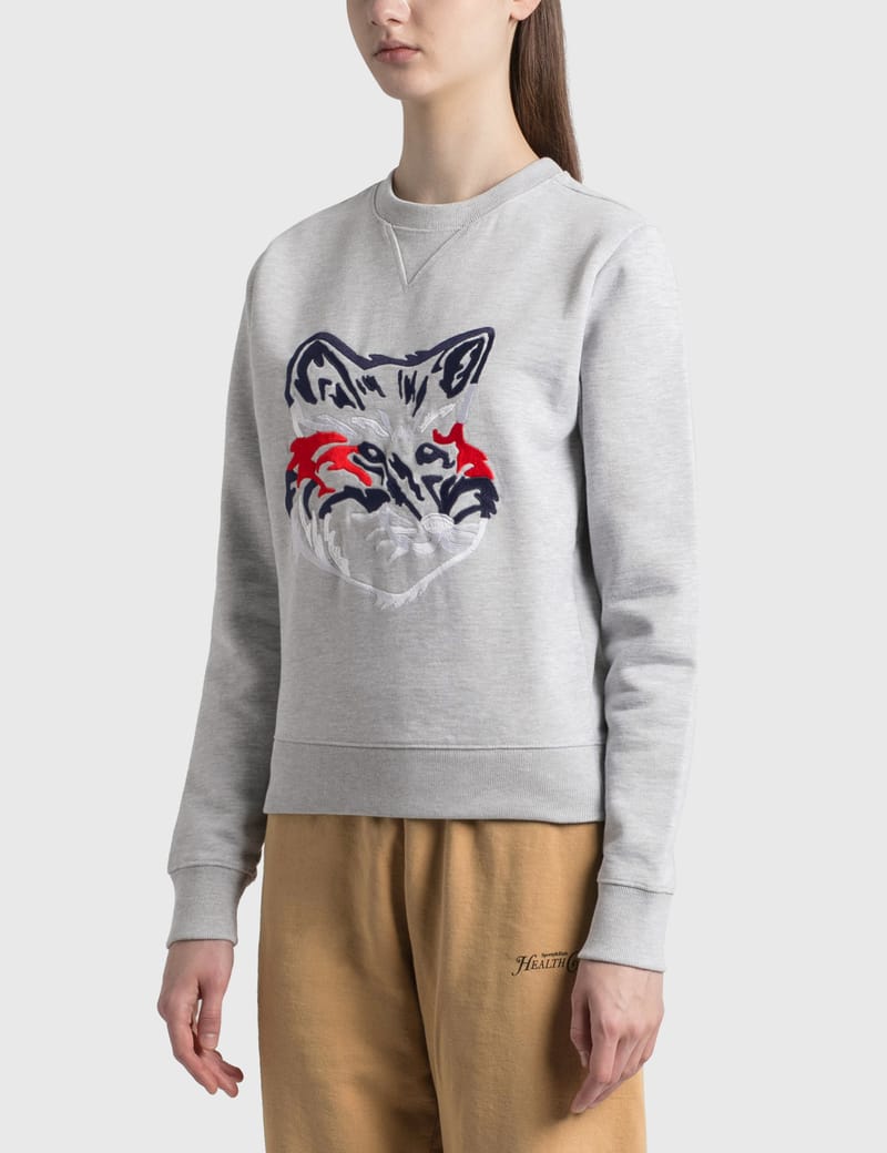 Maison Kitsuné - Big Fox Embroidery Regular Sweatshirt | HBX