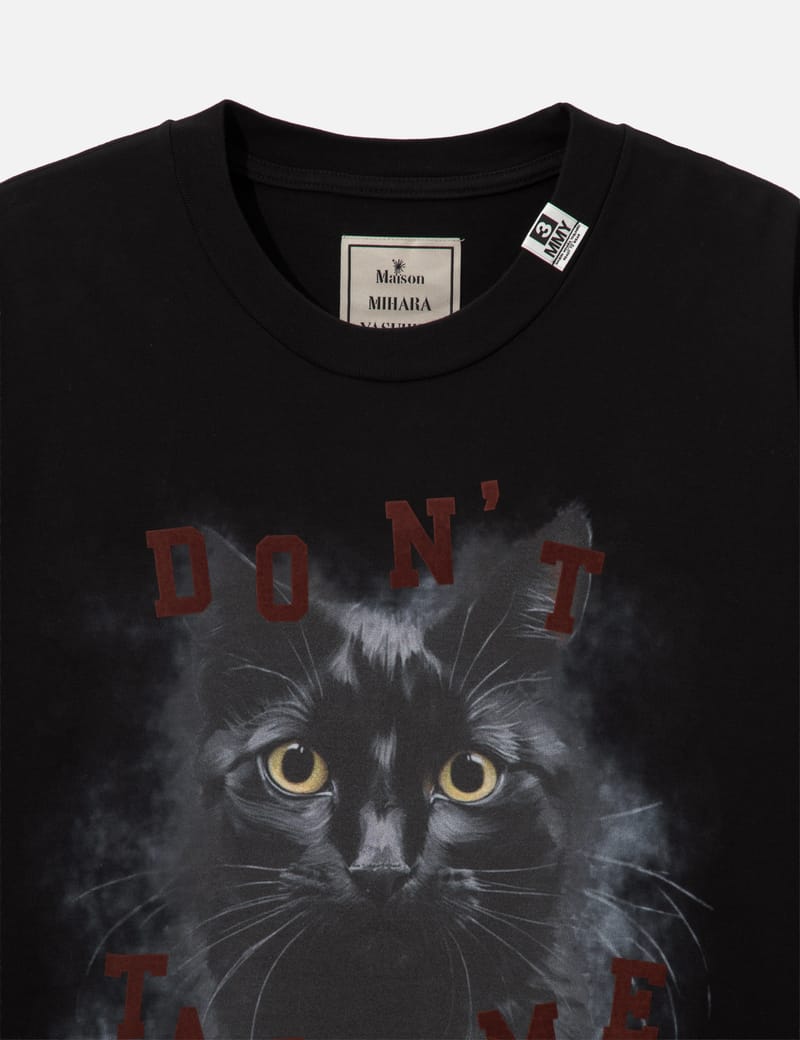 トップス Maison MIHARA YASUHIRO 26SS Cat PrintedT Maison Mihara Yasuhiro Cat Printed Tee - Cotton T-shirt with bold
