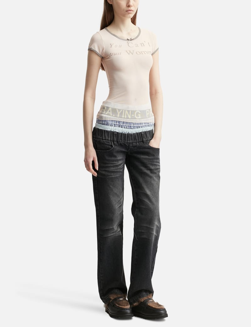 【Praying】25ss CAN'T TRUST WOMEN SHEER TOP CAN'T TRUST WOMEN SHEER TOP | WORKSOUT WORLDWIDE