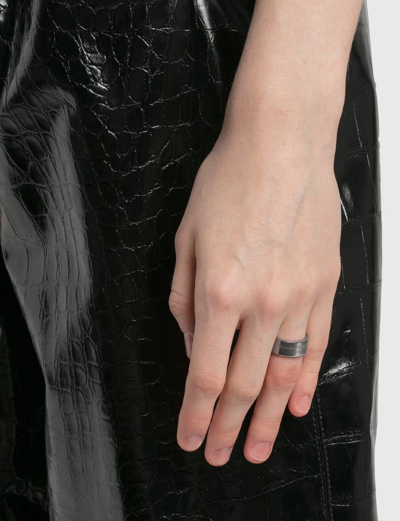 Maison Margiela - Logo Wide Ring | HBX