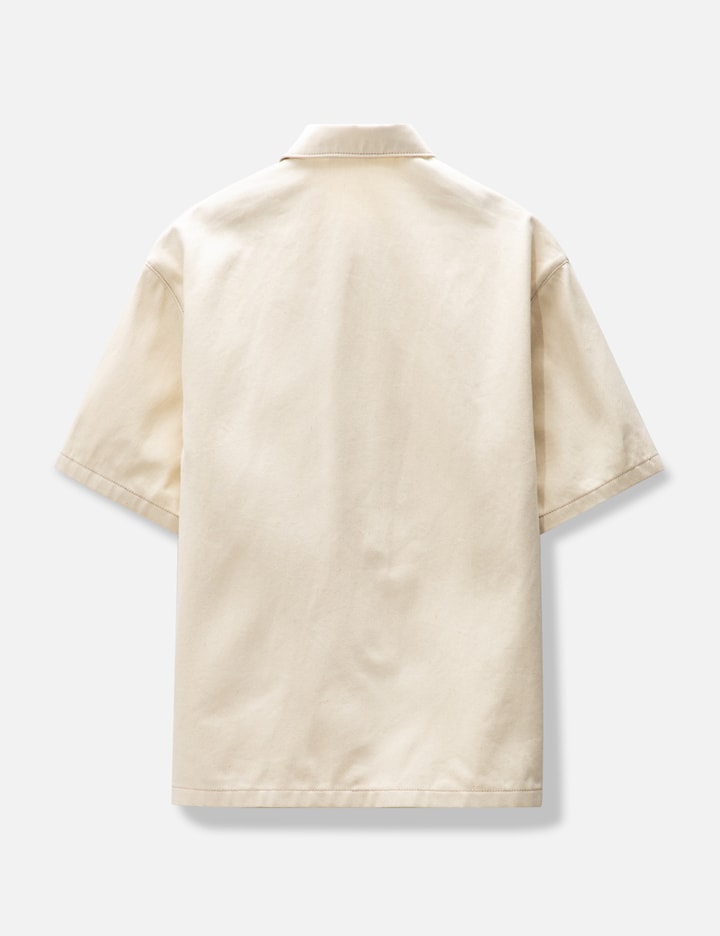 Prada - Bull Denim Short Sleeve Shirt | HBX - Globally Curated Fashion ...