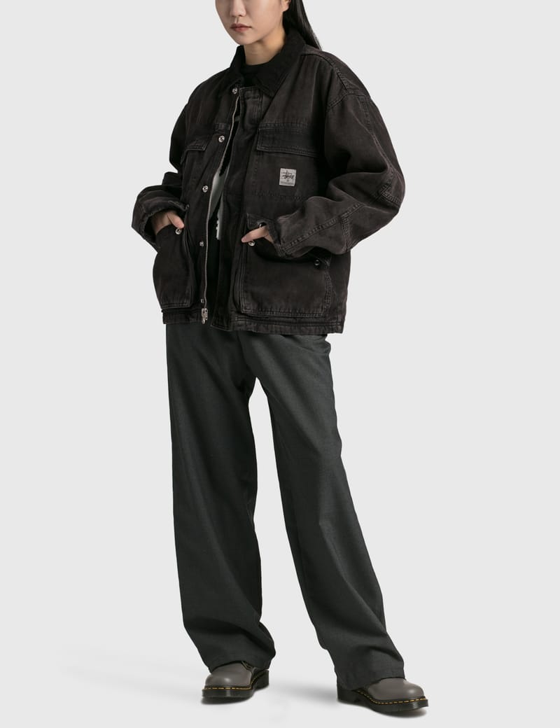Stüssy ウォッシュドキャンバスショップジャケット XL