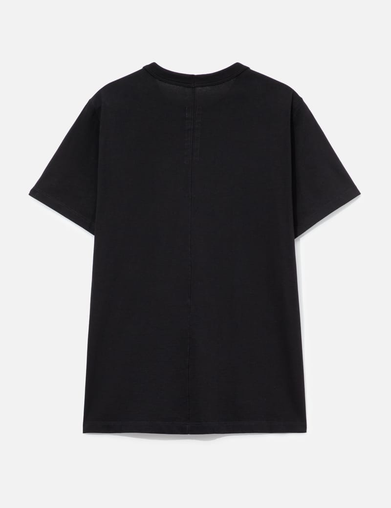 Rick Owens Short Level T - Organic cotton black tee in classic