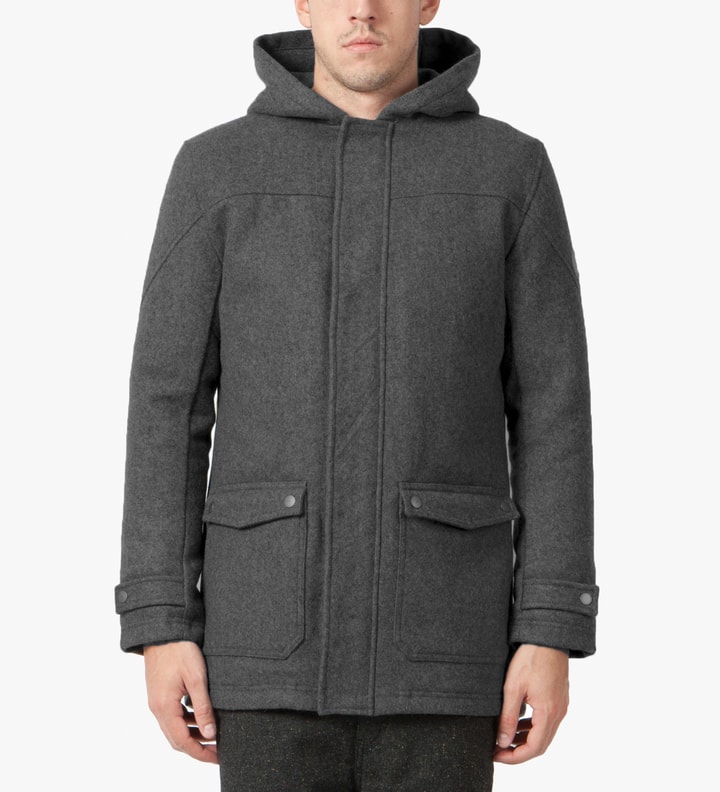 I Love Ugly. - Grey Duffle Coat Jacket | HBX - Globally Curated