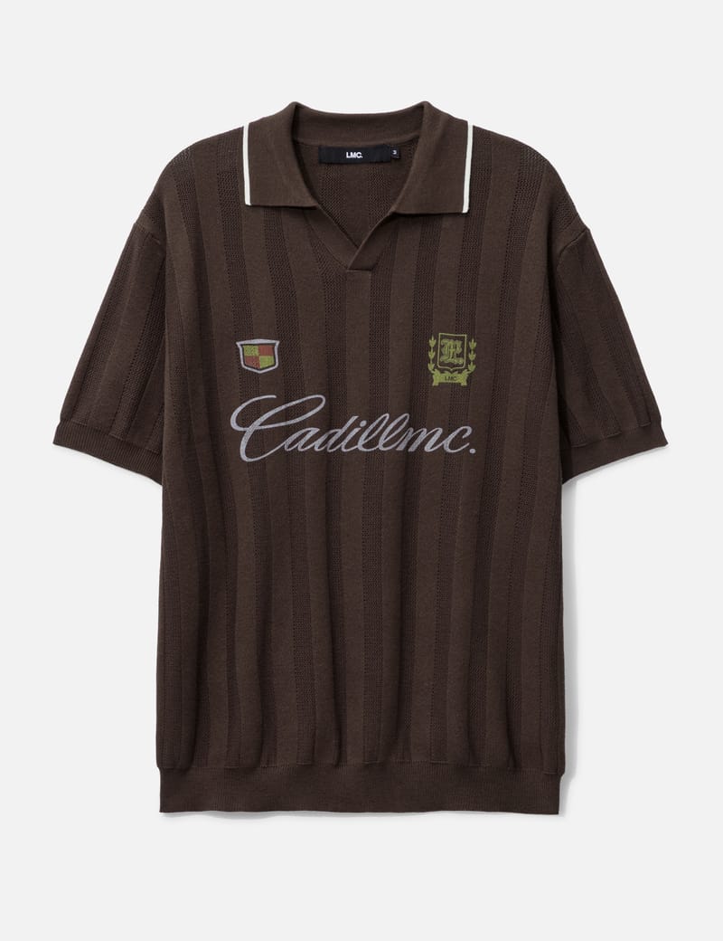 Wacko Maria - Leopard Knit Polo Shirt | HBX - Globally