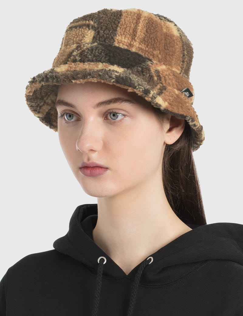 Stussy sherpa bucket sales hat