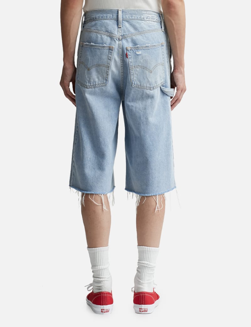 ERL - UNISEX LEVI'S 501 DENIM SHORTS | HBX - Globally Curated