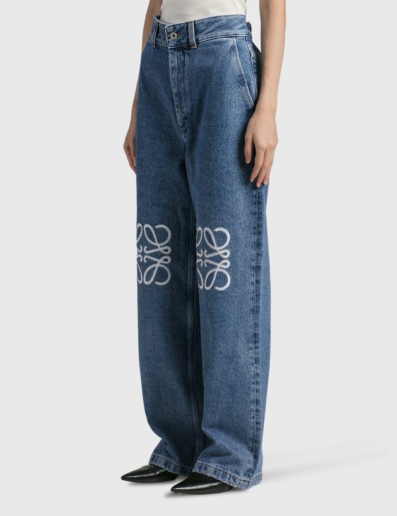 Loewe - Anagram Baggy Jeans | HBX - Globally Curated Fashion and