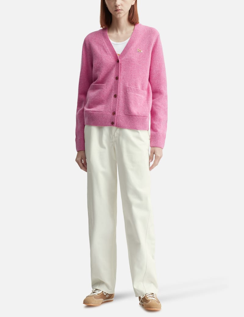 Maison Kitsuné Baby Fox Lambswool Boxy Cardigan - 肌に優しい