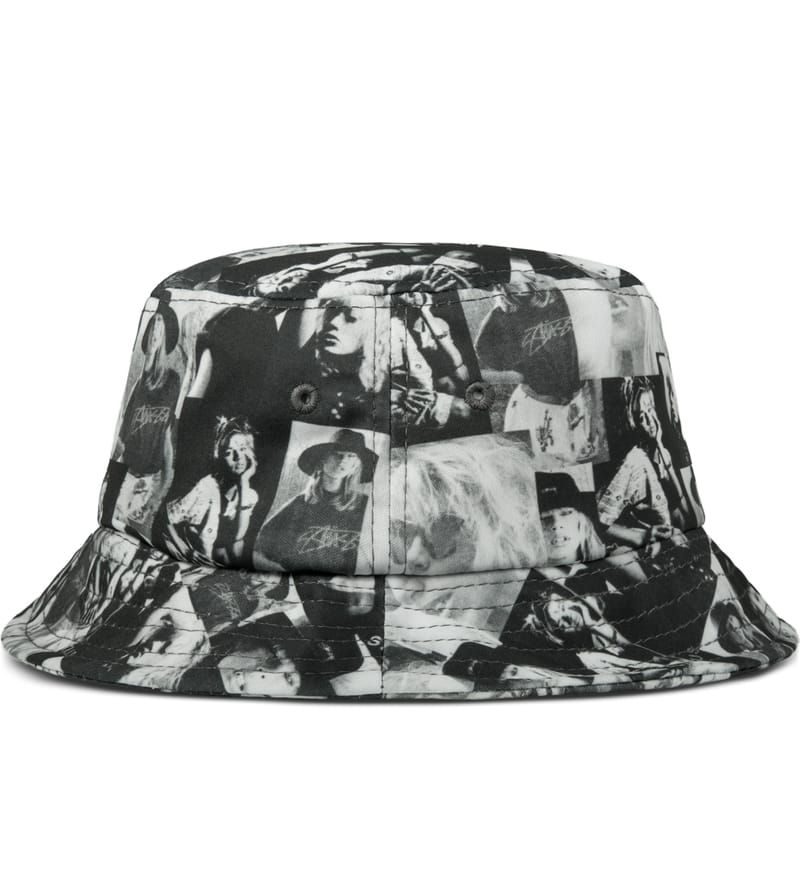 Stüssy - Black Love Laura Bucket Hat | HBX - Globally Curated