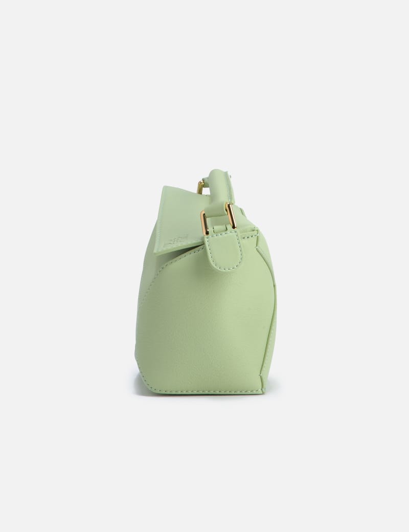 ハンドバッグ Loewe Light Green Leather Mini Puzzle Handbag LOEWE Puzzle Mini Leather Bag Jungle Green | COCOON
