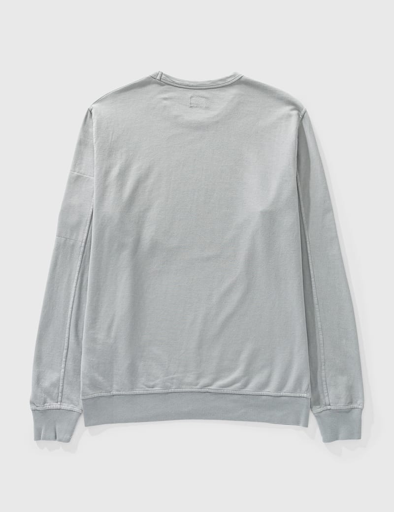 Tシャツ・カットソー C.P. Company Light Fleece Crewneck Sweatshirt Griffin Grey C.P. Company - Light Fleece Sweatshirt | HBX - Globally