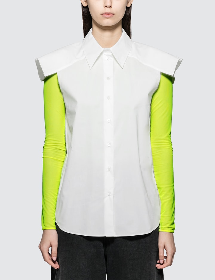MM6 Maison Margiela - Sleeveless Shirt | HBX - Globally Curated Fashion ...