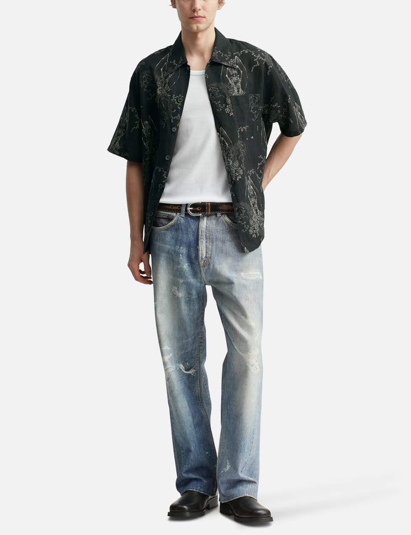 Our Legacy Every Shirt Shortsleeve - Relaxed cotton-linen shirt