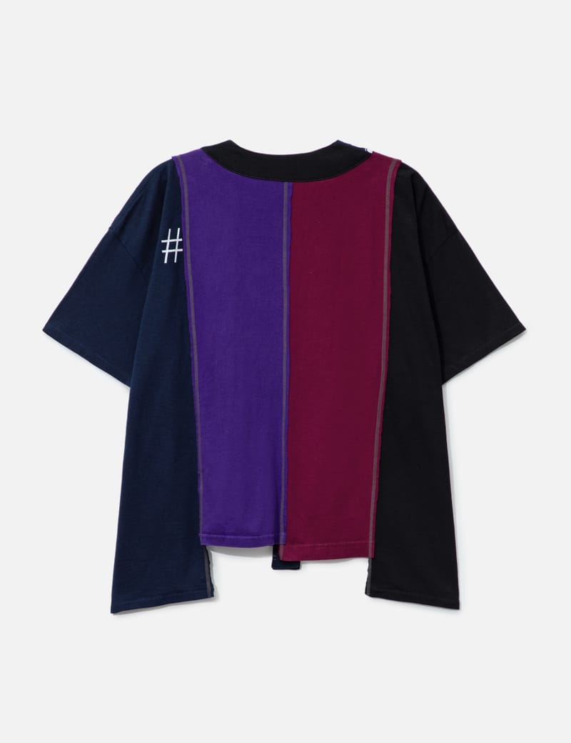 【NEEDLES】 25SS 3 Cut Wide Baseball Tee Over Dye - Purple 3 Cut Wide Baseball Tee - Purple - Over Dye | Nepenthes New York