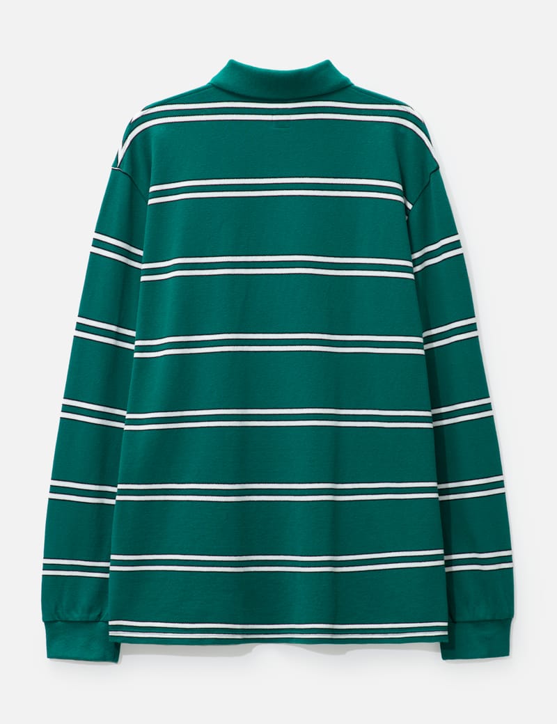 Human Made Long Sleeve Polo Shirt Men's Green Size L HBX