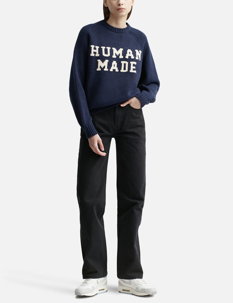 Human Made - BEAR RAGLAN KNIT SWEATER | HBX - Globally Curated