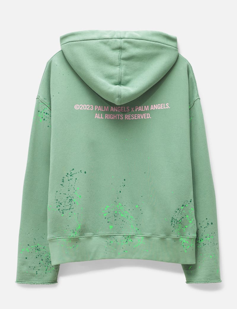 Palm Angels - Palm Tree Paint Hoodie | HBX - Globally Curated