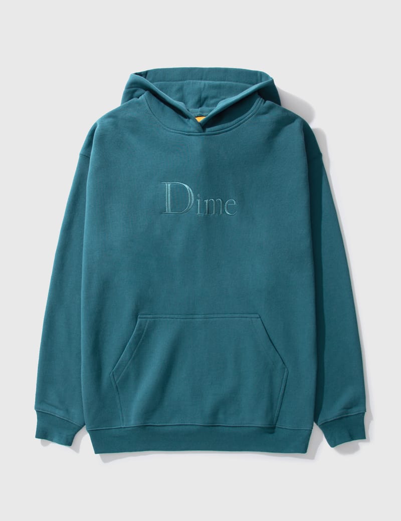 Dime Dime Classic Embroidered Hoodie HBX Globally Curated