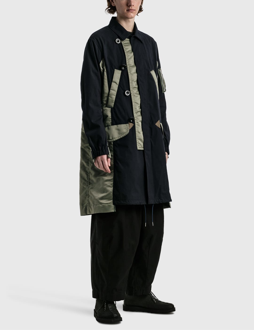 Sacai - Military Coat | HBX - Globally Curated Fashion and