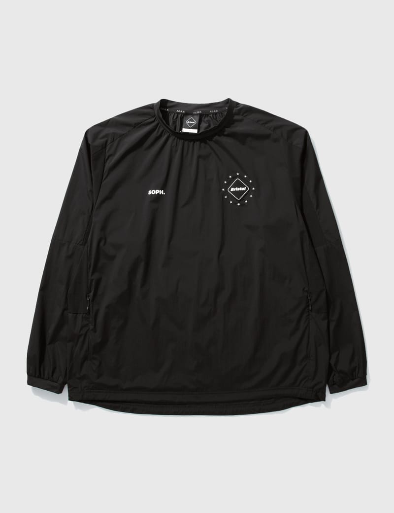 F.C.R.B. PISTE ロゴ ナイロン 長袖 リフレクター BLACK M - スウェット