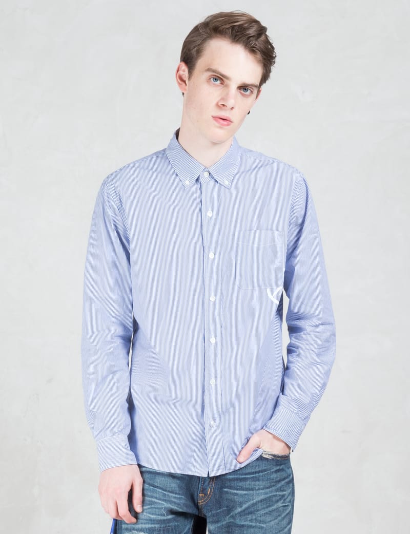 Denim By Vanquish & Fragment - Broadcloth Button Down L/S Shirt