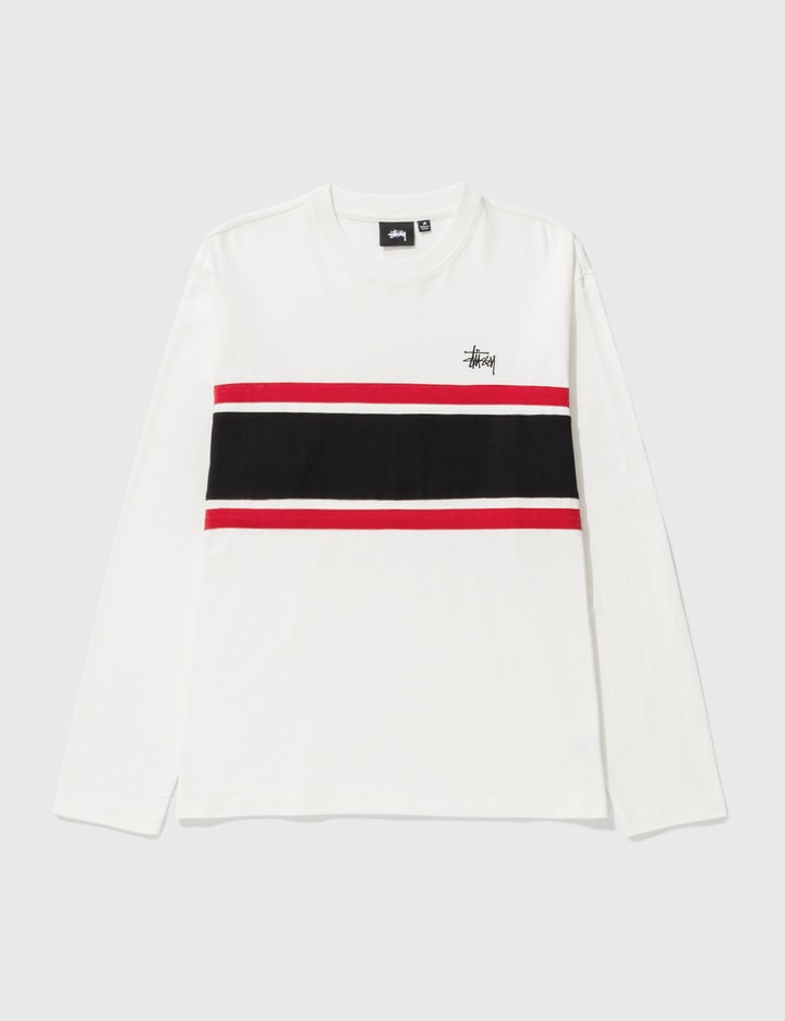 Stüssy - COLOR BLOCK LS CREW | HBX - Globally Curated Fashion and ...