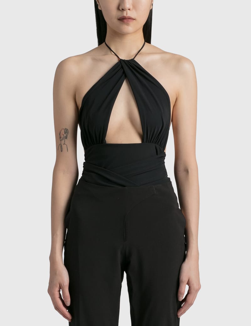 Nensi Dojaka - Halter One-Piece Swimsuit | HBX