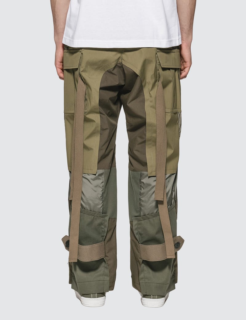 Sacai - Fabric Combo Pants | HBX - Globally Curated Fashion and