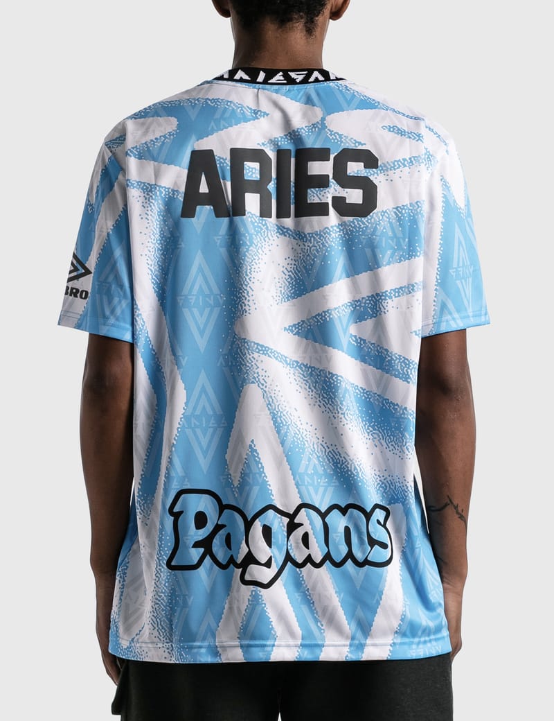 Aries - Aries x Umbro Football Jersey | HBX - Globally Curated
