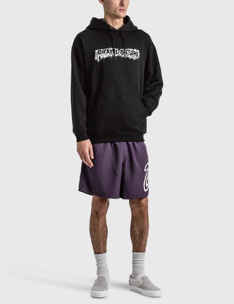 Fucking Awesome Dill Cut Up Logo Hoodie In Black | ModeSens