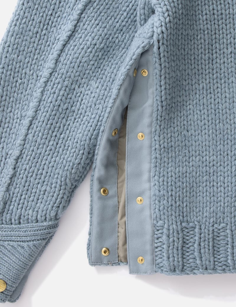 Sacai - Sacai X CARHARTT WIP KNIT JACKET MICHIGAN | HBX - Globally