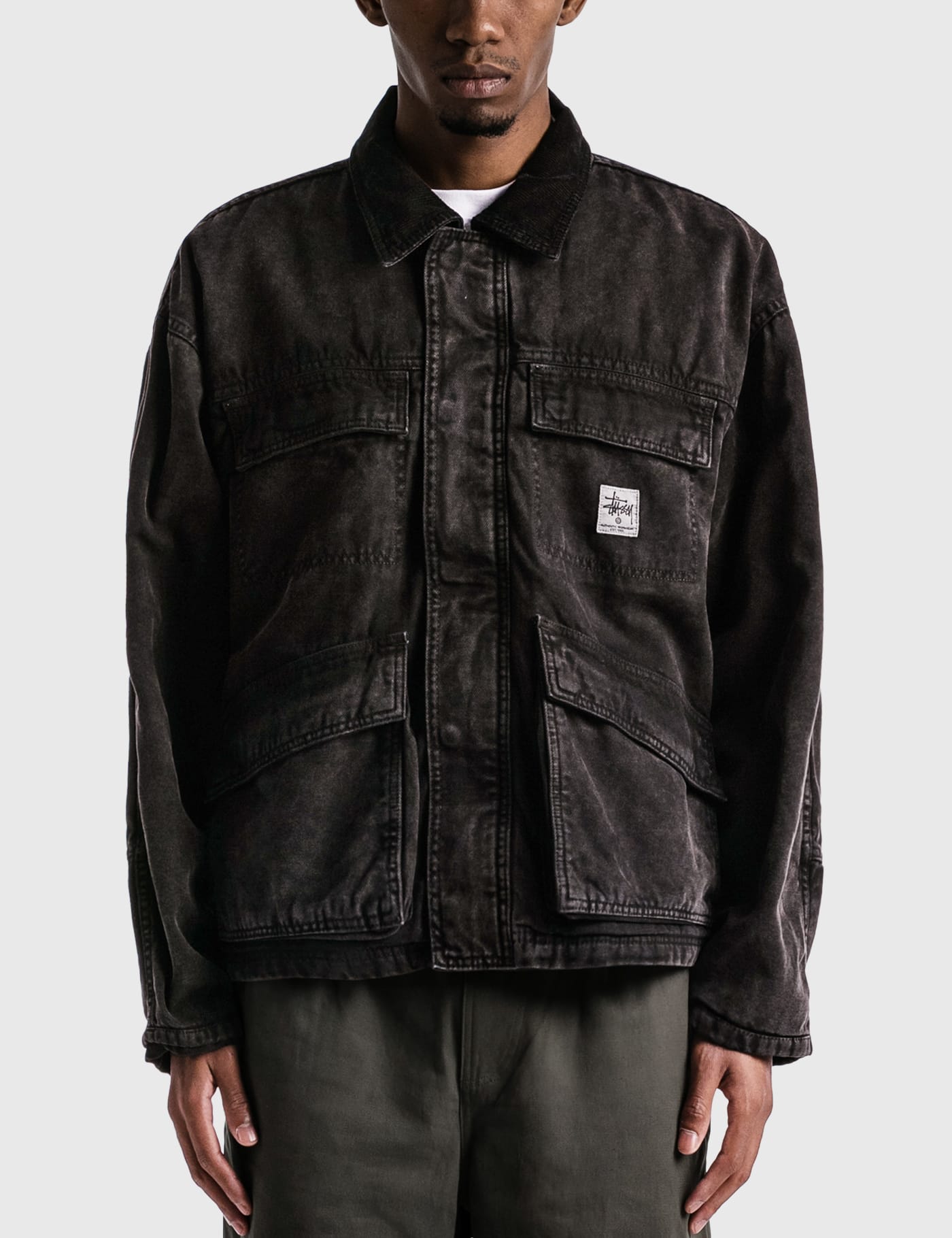 Stüssy - Washed Canvas Shop Jacket | HBX - Globally Curated