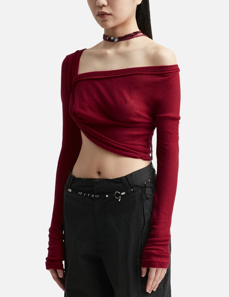 Hyein Seo - TWISTED LONG SLEEVE TOP | HBX - Globally Curated