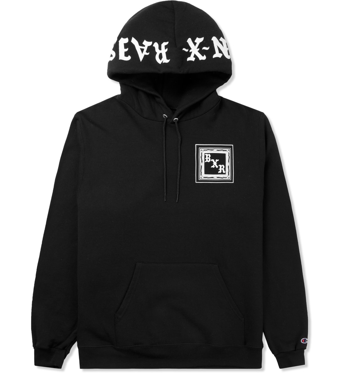 Born x Raised - Black BXR Flag Pullover Hoodie | HBX - Globally Curated ...
