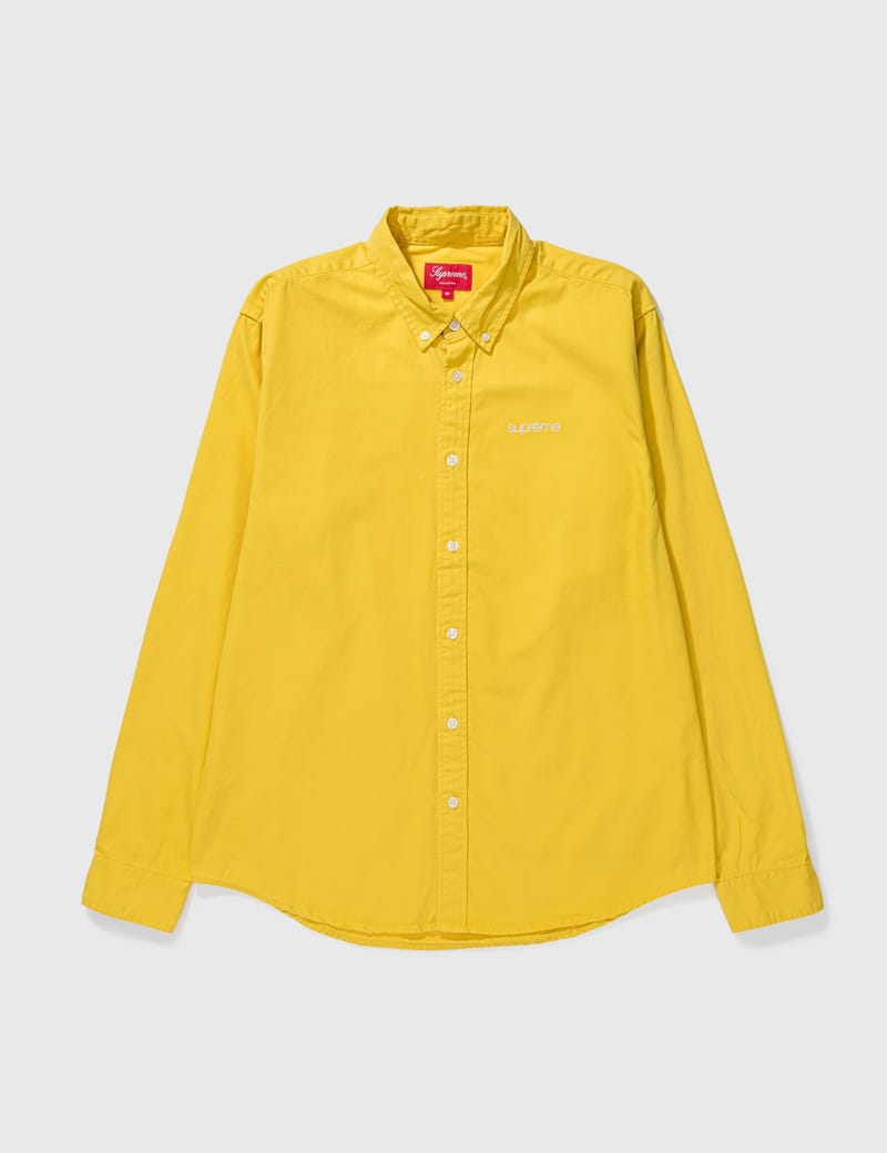 Supreme Small Box Twill Shirt White Men's - FW21 - US