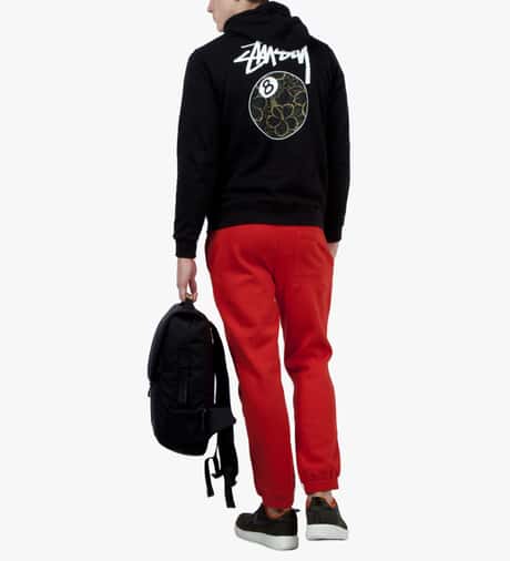 Stüssy - Black Gold Flake 8 Ball Hoodie | HBX