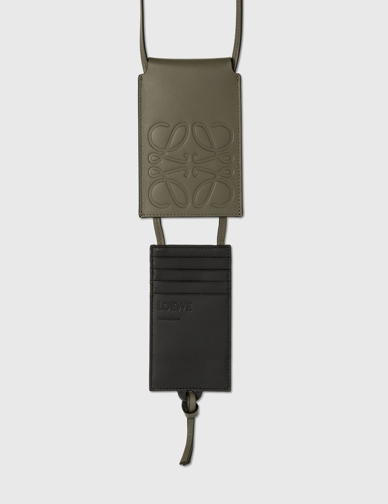 Loewe - Sliding Neck Card Holder | HBX - Globally Curated