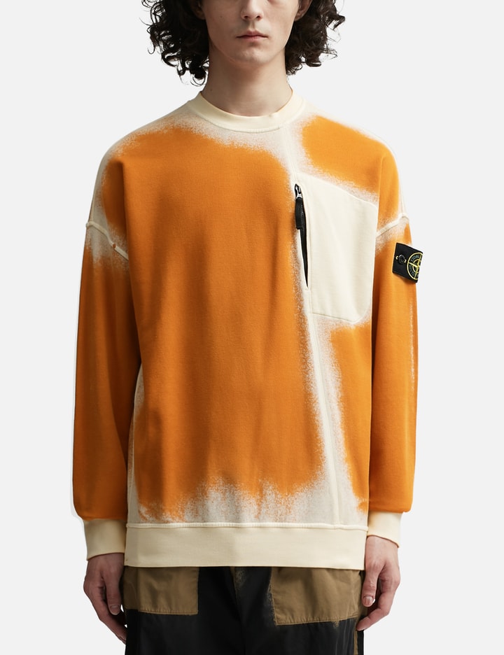 Stone Island Spray Paint Sweatshirt HBX Globally Curated Fashion