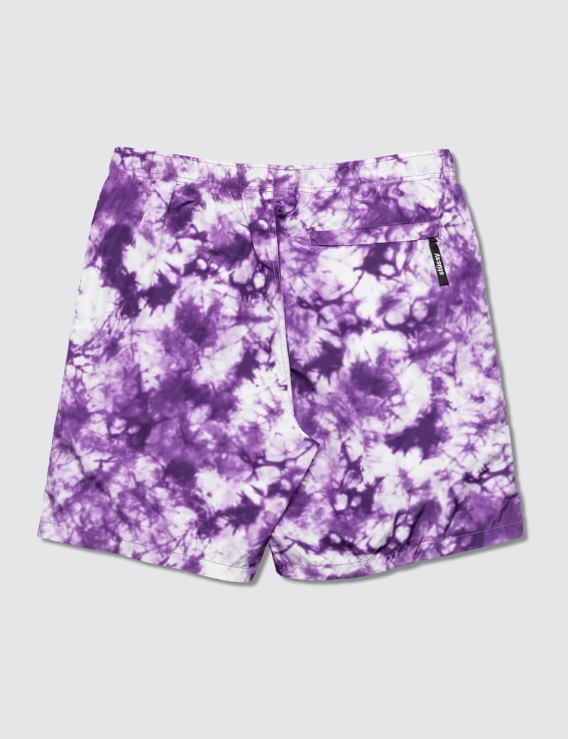 Stussy bleach nylon store mountain short