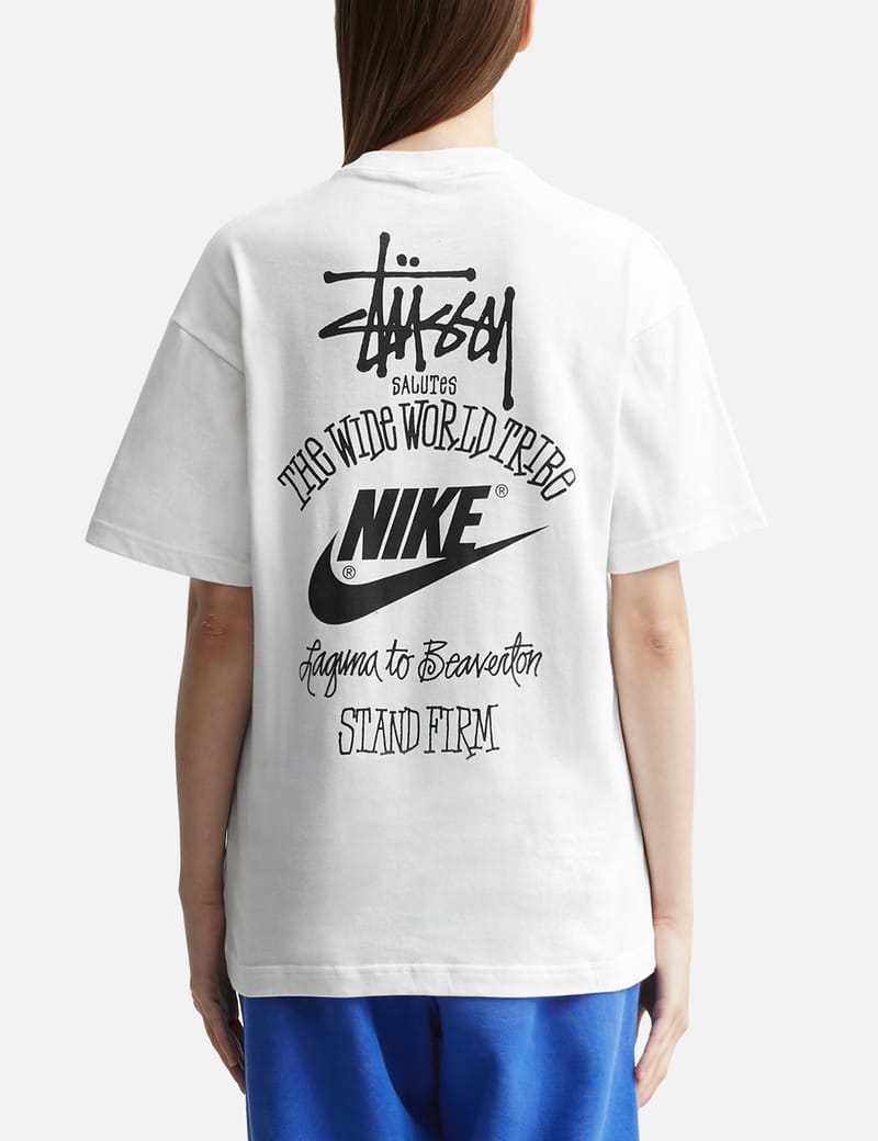 Stussy x Nike Men's T-Shirt White M