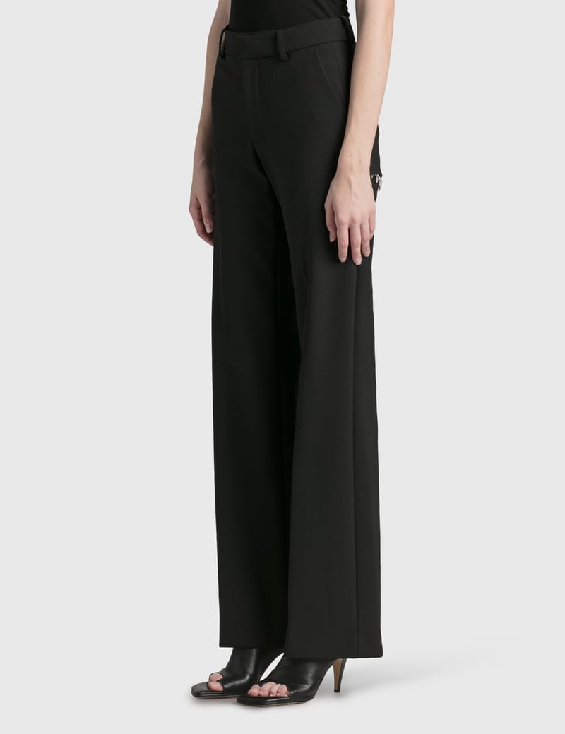 Area - Crystal Back Slit Pants | HBX