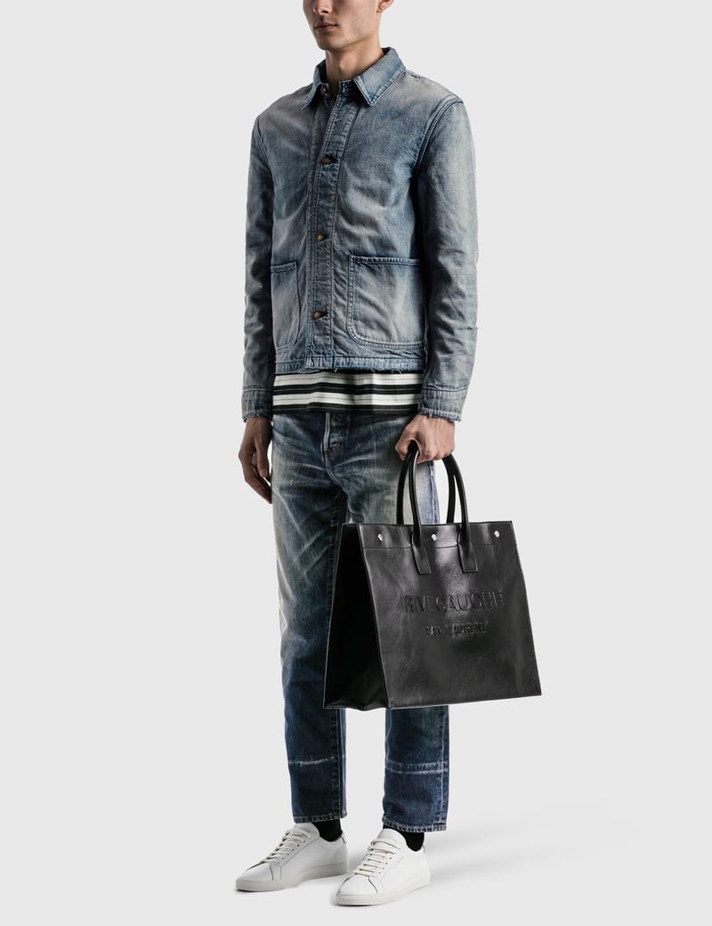 SAINT LAURENT PARIS｜DENIM JACKETS (739896 Y23LA 5022) SAINT LAURENT》 739896 Y23LA 5022 OVERSIZED DENIM JACKET