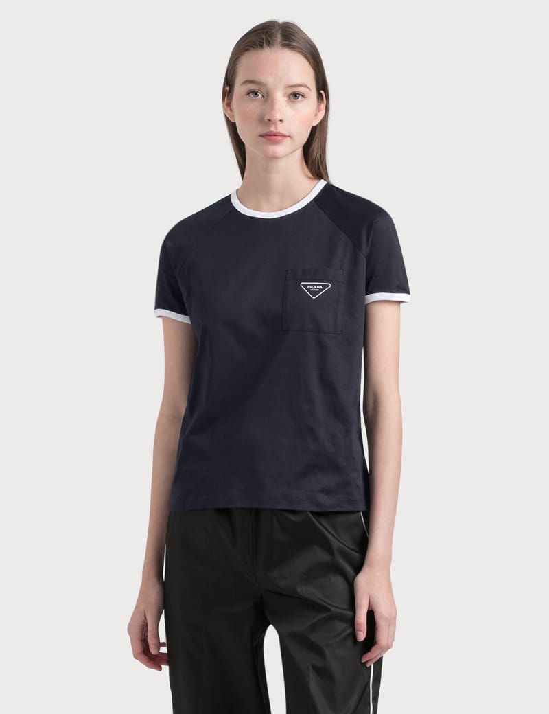 Prada - Color Piping Vintage T-shirt | HBX - Globally Curated