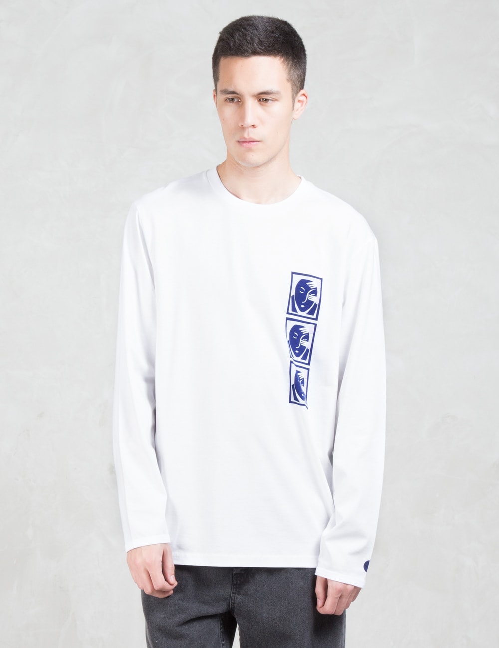 Polar Skate Co. - Three Faces L/S T-Shirt | HBX