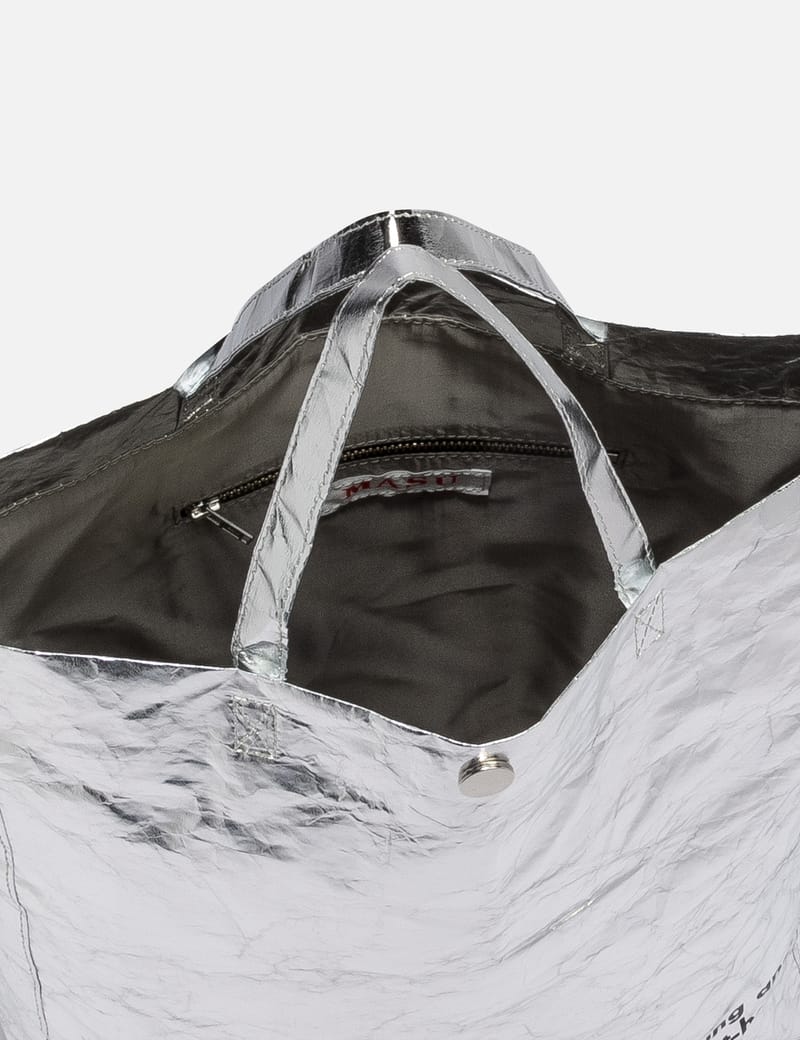 MASU × VAN SHOPPING BAG(SILVER) MASU MASU X VAN JAC Shopping Bag （Silver） -FASCINATE