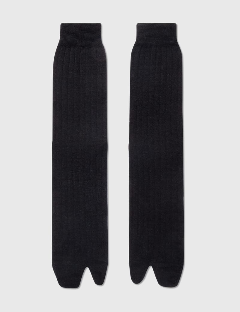 MAISON MARGIELA ◎ TABI-TOE SOCKS 足袋ソックス ブラック MAISON MARGIELA ◎ TABI-TOE SOCKS 足袋ソックス ブラック