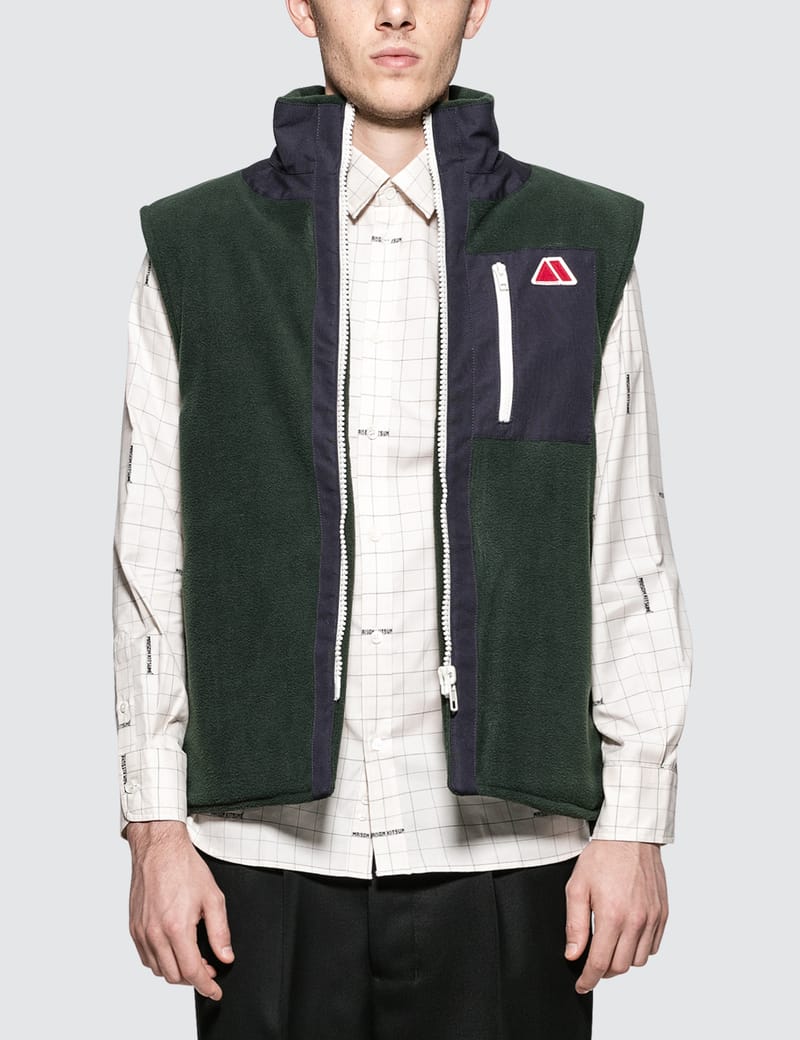 メゾンキツネ - Fleece Waistcoat | HBX
